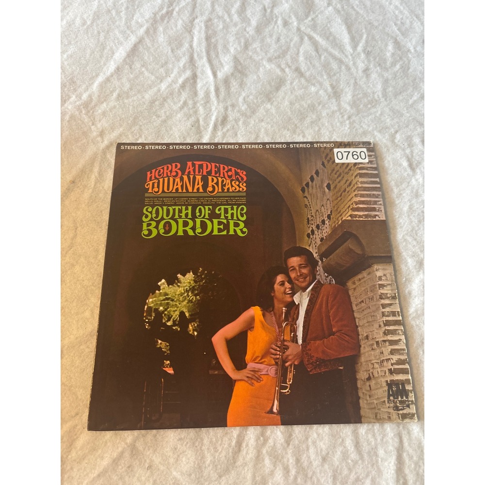 Herb Alpert Tijuana Brass Vinyl LP South of the Border Stereo Good Latin Jazz
